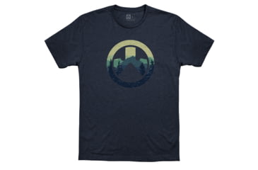 Image of Magpul Industries Cascade Icon Logo CVC T-Shirt, 2XL, Navy Heather, MAG1136-411-2XL