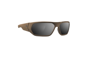 Image of USED Magpul Industries Radius Shooting Glasses, Gray/Silver Mirror Polycarbonate Flat Dark Earth, MAG1145-1-245-1110, EDEMO1