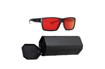 Image of Magpul Industries Explorer Sunglasses - Men's, Non-Polarized, Gray/Red Mirror Lens, Black Frame, MAG1147-0-001-1140