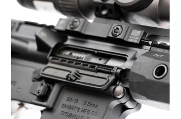 Image of Magpul MAG1206-BLK Enhanced Ejection Port Cover Black Polymer For AR-15, M4, M1