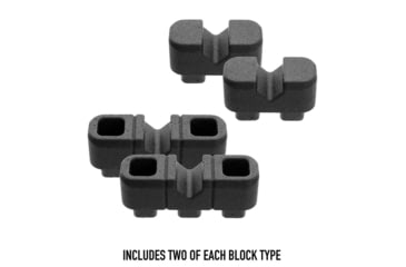Image of Magpul MAG1367-BLK DAKA Block Kit V-Block, Includes Double V-Block 2 &amp; Triple