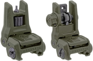 Image of Magpul MBUS 3 Front and Rear Flip Sights Set, OD Green