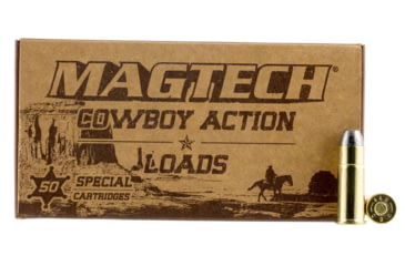 Image of Magtech 44-40 Win 200 Grain Cowboy Action Lead Flat Nose Brass Cased Rifle Ammo, 50 Rounds, 4440C