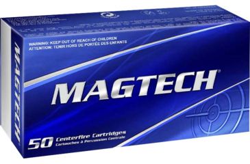 Image of Magtech 9mm Luger 115 Grain Full Metal Jacket Brass Cased Pistol Ammo, 50 Rounds, 9A