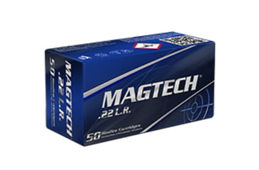 Image of Magtech Rimfire .22 Long Rifle 40 Grain Lead Round Nose Brass Cased Ammo, 50 Rounds, 22BM