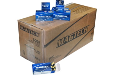 Image of Magtech Rimfire .22 Long Rifle 40 Grain Lead Round Nose Brass Cased Ammo, 5000 Rounds, 22BCS