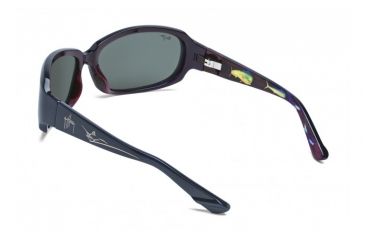 Image of Maui Jim Mahi Mahi Sunglasses w/ Blue Frame and Neutral Grey Lenses - 231-03, Back View