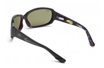Image of Maui Jim Mahi Mahi Sunglasses w/ Smoke Grey Frame and Maui HT Lenses - HT231-11, Back View