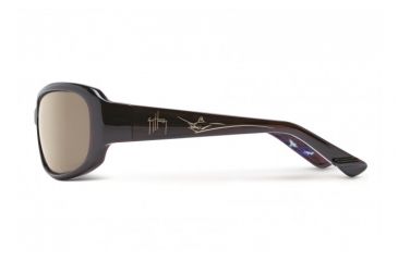 Image of Maui Jim Mahi Mahi Sunglasses w/ Rootbeer Frame and HCL Bronze Lenses - H231-26, Side View