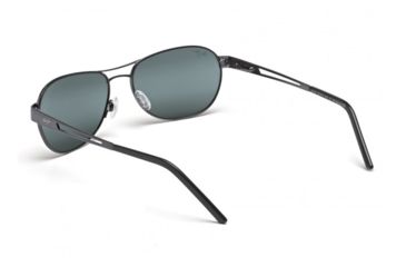Image of Maui Jim Mahina Sunglasses w/ Gunmetal Frame and Neutral Grey Lenses - 229-02, Back View