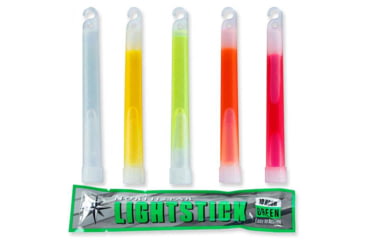 Image of Major Outdoors 10-hour Northstar 6in Lightsticks, 24 Pack, Orange/Green/Yellow, 05-0734000000