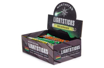 Image of Major Outdoors 10-hour Northstar 6in Lightsticks, 24 Pack, Orange/Green/Yellow, 05-0734000000