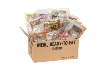 Image of Major Outdoors MRE Deluxe 12 Meals, Entree/Side Dish, 09-2037000000