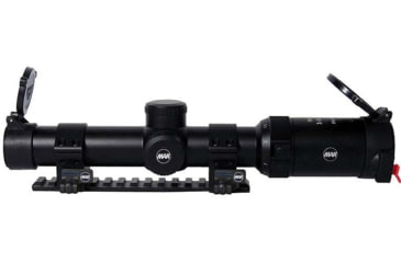Image of MAK Optics Makpro HD Rifle Scope, 1-6x24i, 24mm, 30mm Tube, Second Focal Plane, 4 Dot Reticle, 261602401