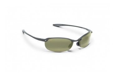 Image of Maui Jim Makaha Reader Sunglasses w/ Smoke Grey Frame and Maui HT 1.50 Magnification Lenses - HT805-1115, Quarter View