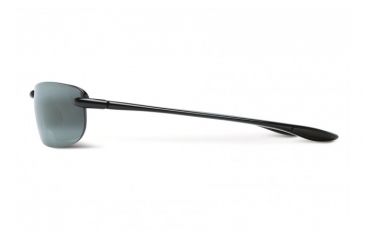 Image of Maui Jim Makaha Reader Sunglasses w/ Gloss Black Frame and Neutral Grey 1.50 Magnification Lenses - G805-0215, Side View