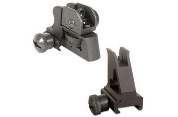 Image of Global Military Gear A2 Style Sights, AR15/M4, Set, Black, GM-FRS1