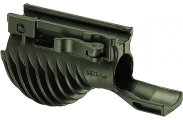 Image of FAB Defense Horizontal Tactical Foregrip w/ 1-1/8in Flashlight Adapter, OD Green - MIKIOD