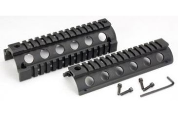 Image of Global Military Gear Aluminum Quad Rail for AR15/M4
