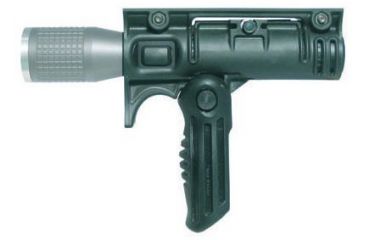 Image of FAB Defense Tactical Folding Grip w/ Incorporated 1 1/8in Light Adapter - Black