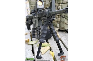 Image of FAB Defense Gen-II Vertical Foregrip w/ Integrated Adjustable QR Bipod, Black, FX-TPODG2QR