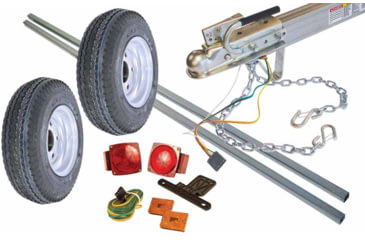 Image of Malone Auto Racks EcoLight 2 Kayak Trailer Package, 2 J-Racks, MPG586XJ