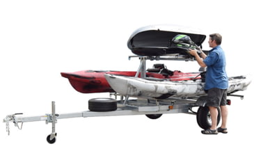 Image of Malone Auto Racks MegaSport Low Bed Trailer w/2nd Tier, MPG550-LB