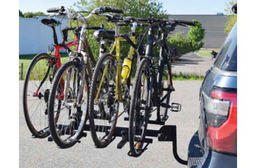 Image of Malone Auto Racks Runway HM4 - Hitch Mount Platform 4 Bike Carrier, 2in, MPG2137