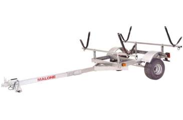 Image of Malone Auto Racks XtraLight LowMax 2 Kayak Trailer Package, 2 J-Racks, MPG596XJ2