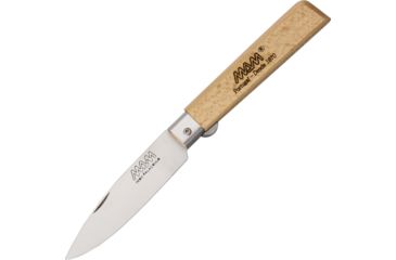 Image of MAM Medium Linerlock Drop Point Folding Knife,3.25in,Drop Point,Brown,Beechwood Handle MAM3AB