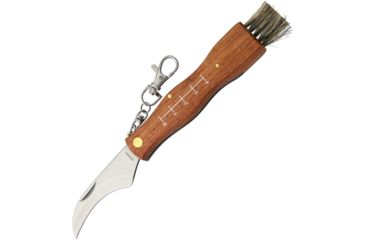 Image of MAM Mushroom Knife Folding Knife,2.75in,German Steel,Brown,Beechwood Handle MAM2590