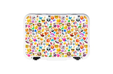Image of Mammoth Coolers Cruiser 20 Hard Cooler, Emoji Decal Wrapped, White, MC20W-NL-EMO-DW