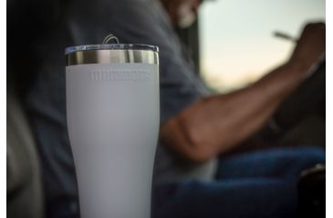 Image of Mammoth Coolers Tumbler 30oz w/ Lid, White, MS30ROV-WHT