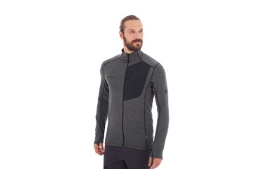 Image of Mammut Aconcagua Light Midlayer Jacket - Mens, Black, Large, 1014-00033-0001-115