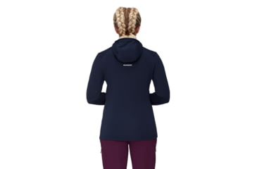 Image of Mammut Aconcagua Light ML Hooded Jacket - Womens, Marine, Small, 1014-04410-5118-113