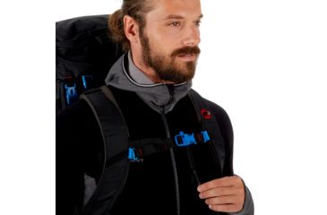 Image of Mammut Aconcagua Pro Hooded Midlayer Jacket - Mens, Black-Black Melange, S, 1014-00310-00205-113