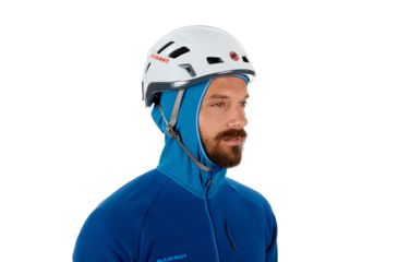 Image of Mammut Aconcagua Pro Hooded Midlayer Jacket - Mens, Ultramarine-Imperial Melange, XL, 1014-00310-50082-116