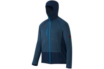 Image of Mammut Aconcagua Pro ML Hooded Jacket - Men's-Orion/Marine-X-Large