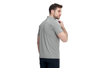 Image of Mammut Aegility Half Zip T-Shirt - Mens, Granit Melange, 2XL, 1017-01830-0819-117