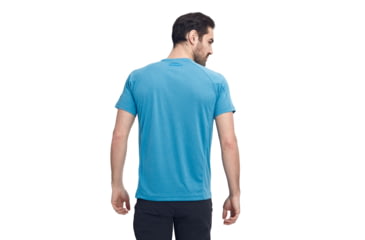 Image of Mammut Aegility T-Shirt - Mens, Gentian Melange, 1017-01980-50306-117