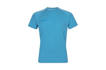 Image of Mammut Aegility T-Shirt - Mens, Gentian Melange, 1017-01980-50306-117