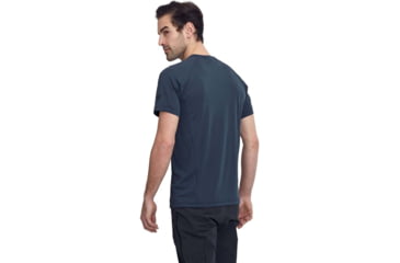 Image of Mammut Aegility T-Shirt - Mens, Marine Melange, Small, 1017-01980-5784-113