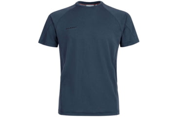Image of Mammut Aegility T-Shirt - Mens, Marine Melange, Small, 1017-01980-5784-113