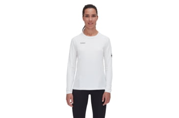 Image of Mammut Aenergy FL Longsleeve - Womens, White, Large, 1016-01380-0243-115