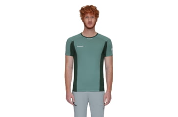 Image of Mammut Aenergy FL T-Shirts - Mens, Dark Jade Woods, Small, 1017-05000-40239-113