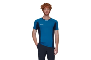 Image of Mammut Aenergy FL T-Shirts - Mens, Deep Ice Marine, Medium, 1017-05000-50554-114