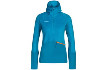 Image of Mammut Aenergy Light ML Hybrid Hoody - Womens, Gentian/Ice, Small, 1014-03480-50500-113