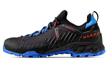 Image of Mammut Alnasca Knit II Low GTX Approach Shoes - Men's, Black/Tarn, US 12, 3020-06250-00523-1110