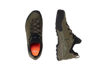 Image of Mammut Alnasca Knit II Low GTX Approach Shoes - Mens, Iguana/Black, US 11, 3020-06250-4601-1100