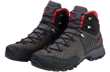 Image of Mammut Alnasca Pro II Mid GTX Approach Shoes - Mens, Dark Titanium/Spicy, 12 US, 3020-06290-00455-1110